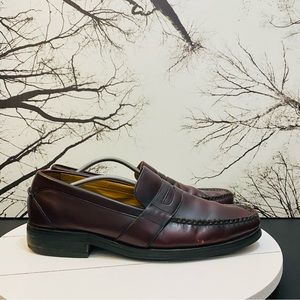 Cole Haan Brown Leather Penny Loafers C07388 Men's Slip-On 10.5 M